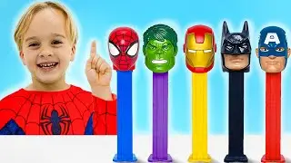 Kids turn into superheroes - Funny toy stories for kids