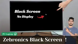 How to fix Laptop & Moniter Black Screen Problem 2024 | PC And Laptop Black Screen Windows 10/11