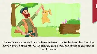 The Clever Rabbit & the Cunning Hunter: A Moral Tale for Kids #kidsvideo #moralstories #rabbitstory