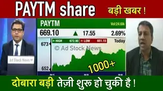 Paytm share news today,Buy sall hold ￼? Paytm share latest news