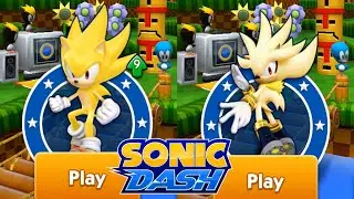 SONIC DASH NEW UPDATE - SUPER SONIC VS SUPER SILVER