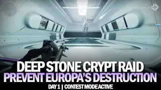 Deep Stone Crypt Raid - Prevent Europa's Destruction (Taniks Phase 1) [Destiny 2]