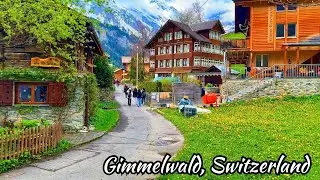 Gimmelwald, Switzerland 4K - A fantastic walk in the most beautiful Swiss mountain village