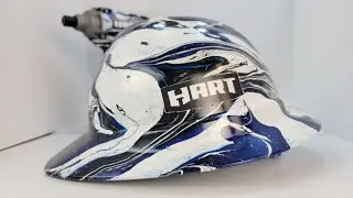 Hydro Dipping A Hard Hat From HART TOOLS. 