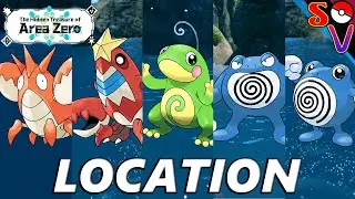 How to catch Crawdaunt, Poliwrath, Politoed, and more in  Pokémon Scarlet and Violet: The Teal Mask
