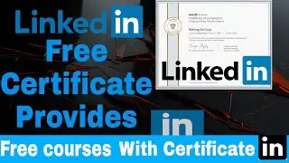 Free linkedin learning courses with certificate and one month free premium subscription...