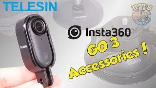 Insta360 Go 3 Accessories by Telesin! - Frame / Magnetic / Suction Mounts!