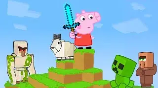 Peppa Pig dans Minecraft