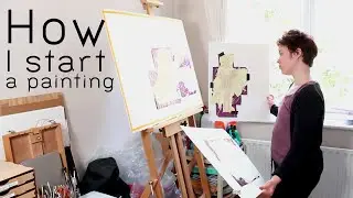 HOW I START A PAINTING - Sketching, Research, Thumbnails...#sponsored