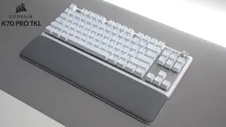 Corsair K70 PRO TKL White - (Unboxing, Review & Sound Test)