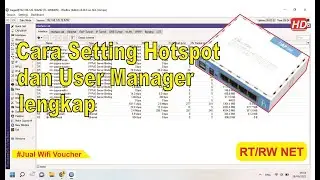 Full Setting Mikrotik dan Userman Untuk Hotspot Vocheran
