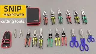 Maxpower Tools-Labor saving Aviation Tin Shear Cutting Tool Cutting Sheet Metal aviation snips-cut