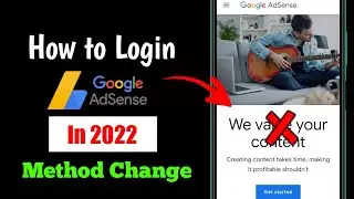 How to login Google AdSense in 2022 || Google AdSense is not login problem solved 2022