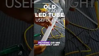 Rechargeable tube light from old led  