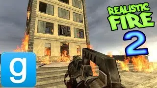 Realistic FIRE Mod + FLAMETHROWER in Gmod?! (vFire 2 - Dynamic Fire for Garry's Mod)