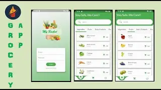 Grocery App using Flutter