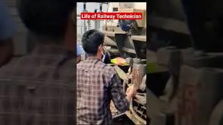 Life of railway technician। real life technician। #railway #railwaytechnician #motivationforjob