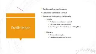 Profile Mode Flutter