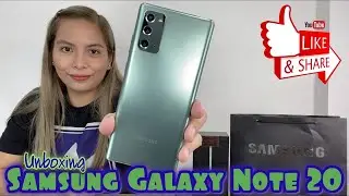 Samsung Galaxy Note 20 Mystic Green Unboxing (Miss Tekki Style)