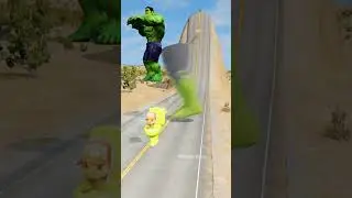 Skibidi Toilets, Freddy & Smiling Critters VS Spinning Hulk Leg Trap Hill Crush – BeamNG.drive