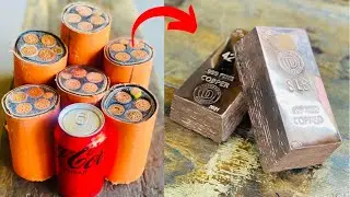 10+KG Monster Copper Cable Melt -Huge Copper Haul - ASMR Melting Metal - BigStackD Trash To Treasure