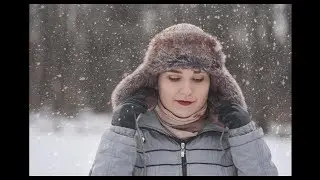 Фотосессия зимой на улице