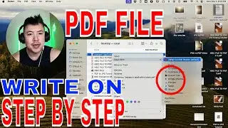 ✅  How To Write On PDF Document With Mac 🔴