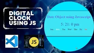 Digital clock using Javascript