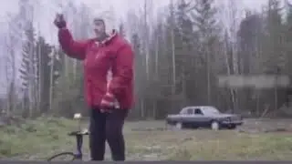 сенсация бабка повторила за литвиным и подожгла волгу