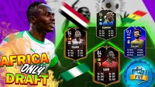 AFRICAN PLAYERS ONLY! AFCON FUT DRAFT CHALLENGE!