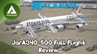 JARDesign A340-500 - First Look - Full Review Flight - ZSPD To RJGG - Simply Connect VA