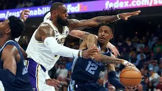 Morant Returns Brooks Ejected! Grizzlies 9 Pts 1st QTR vs Lakers Game 3! 2023 NBA Playoffs