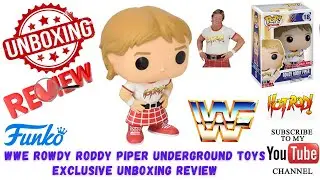 Funko Pop WWE Rowdy Roddy Piper Underground Toys Exclusive Unboxing Review