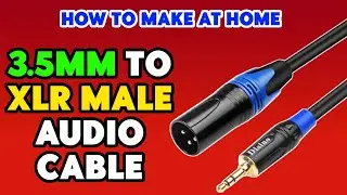 3.5mm TRS to XLR Male Audio Cable – Professional Grade"? mobile phone aux to mixer XLR male cable