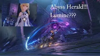 EPIC CUTSCENE  Abyss Herald Vs Aether  | Genshin Impact