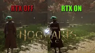 Hogwarts Legacy RAY TRACING  -  RTX ON VS OFF