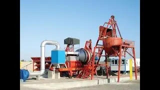 Асфальтный завод QLB-40. Принцип работы асфальтобетонного завода из Китая