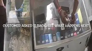 Smartphone battery Explosion in hand cctv video