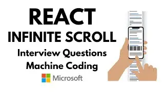 React JS Infinite Scroll | React Interview Questions | Machine Coding Round