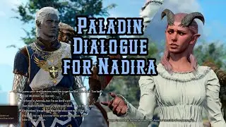 Baldur's Gate 3 Patch 9: Paladin Dialogue for Nadira