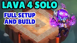 LAVA 4 SOLO😍FULL SETUP AND BUILD😍CASTLE CLASH