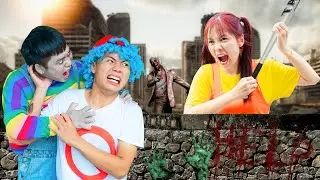 Zombie Apocalypse Survival Hacks.. Rescue Doll Pregnant #2 - Sad Story FNF vs Squid Game Real Life
