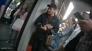 🎥 Ещё тест (в метро) нательной FHD камеры | BodyCam Test 🚝