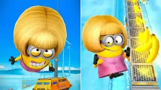 Mom Minion Banana Splitter Full Gameplay at The Arctic Base | Despicable Me: Minion Rush