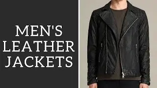 Best Men's Leather Jackets + How To Wear - Bomber, Biker, Cafe Racer