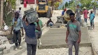 Bainet Saurel 9ème section | beton komanse koule nan Wout Sorèl bloke nan komin Benè.