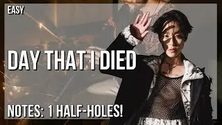 How to play Day That I Died by Woosung on Tin Whistle (Tutorial)