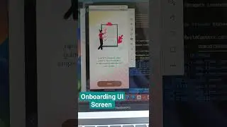 Onboarding UI Screen #onboarding #uidesign #flutter #shorts