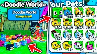 ✨*СПОСОБ!* КАК ПОЛУЧИТЬ DOODLE PETS И HUGE! КАК ПОПАСТЬ В DOODLE WOLRD В PET SIMULATOR X! ROBLOX