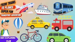 Transportation | Vehicles And Transport | Nursery Rhymes & Kids Songs